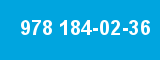 978 184-02-36
